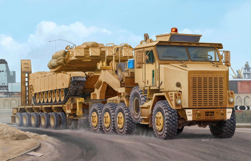 car, truck, nature, russia, land Vehicle, Heavy Equipment Transport, mode of Transport, dirt, OSHKOSH M1070 HET, motor vehicle, 8x8, commercial land vehicle