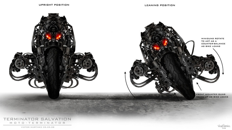Moto, Terminator Salvation, 1080P, Terminator, Motorcycle, M134 Minigun