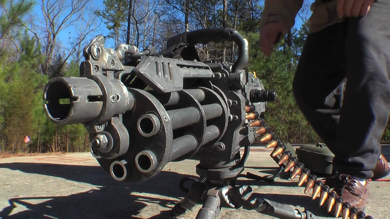 1080P, gun, military, weapon, machine, minigun