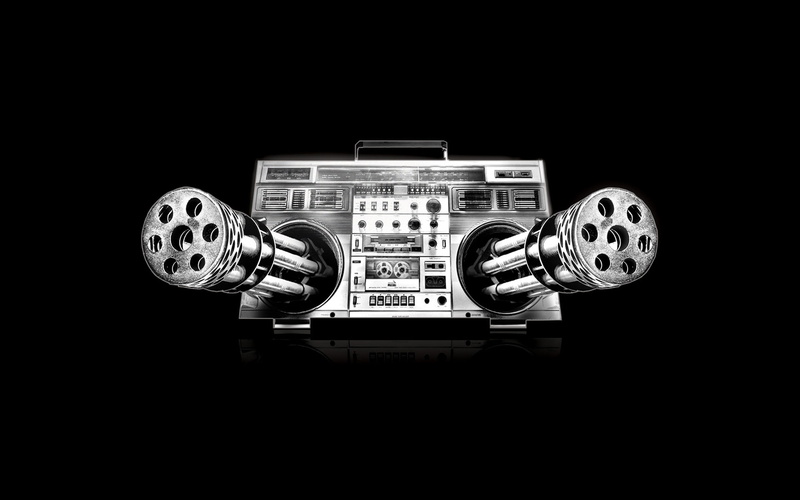 art, entertainment, hd, minigun, black, stereo, background, 1080P, x, Music