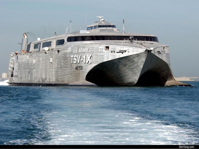 military, 480P, United States Navy, tsv-1x, vehicle, catamaran, ship