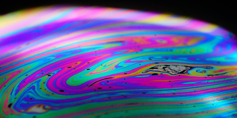 rainbow, extreme close-up, purple, fabenfroh, creativity, iridescent, no people, soap bubble, reflection, full frame, abstract, macro, chaos, color, backgrounds