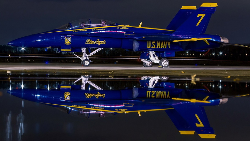 Blue Angels, 1080P, F/A-18B, United States Navy