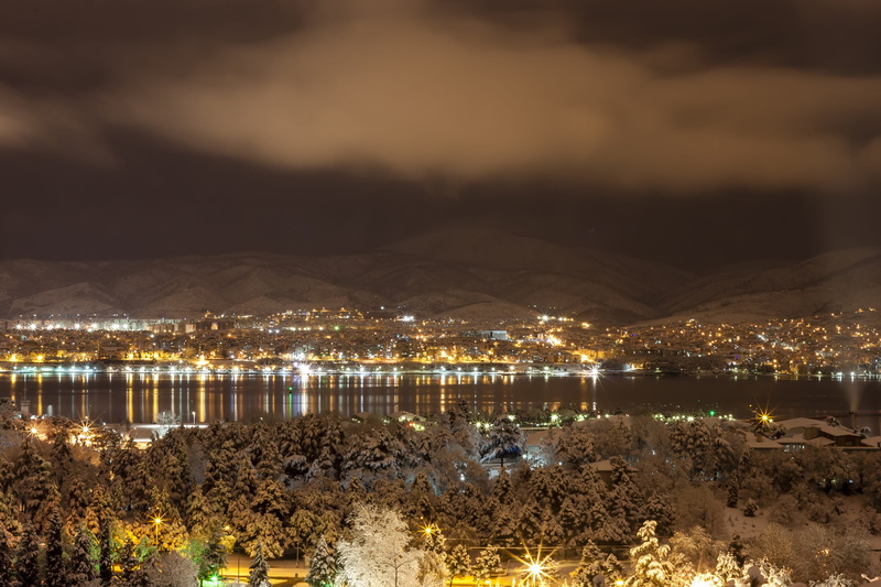 long exposure, yadav, Night, lighting equipment, dark, pine trees, architecture, Light, snow landscape, background, urban Skyline, sky, beauty in nature