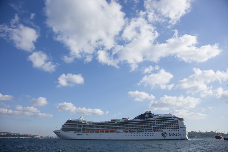 blue, beauty in nature, peace, istanbul, water, trip, luxury, architecture, nature, cloud, holidays, travel, coastline, cloud - sky, 5K, tourist, passenger craft