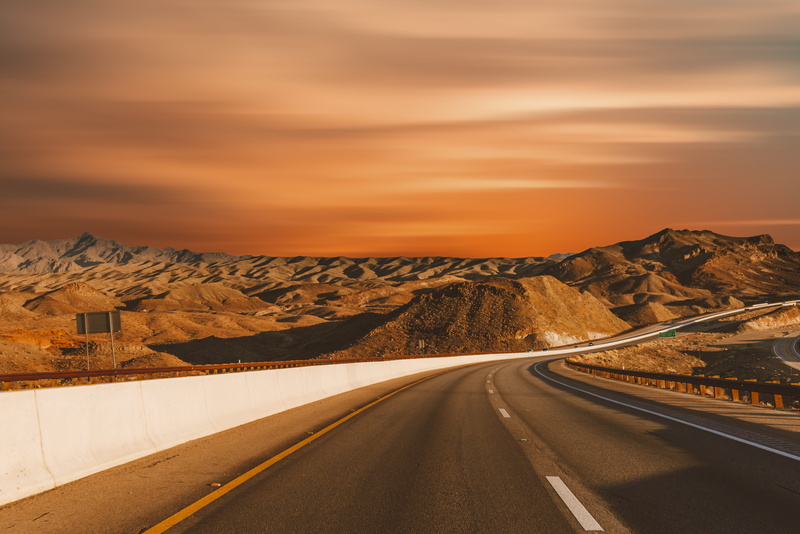 asphalt, trip (journey), sand dunes, drive, sky, road marking, no people, highway, wasteland, Las Vegas, dunes, empty, transportation system, nevada, dividing line
