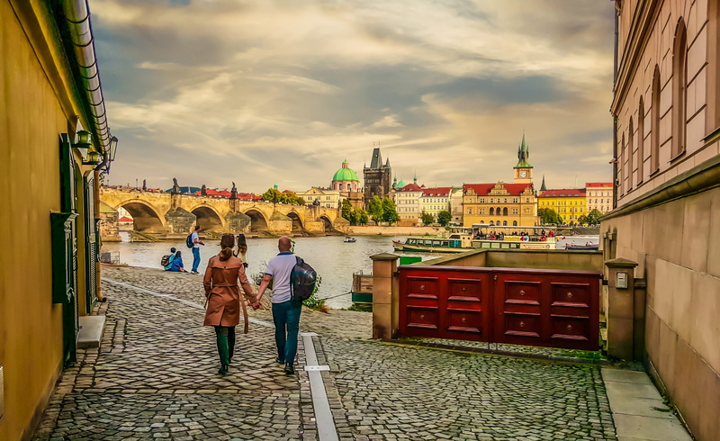 european, building exterior, beautiful, religion, group of people, nature, couple, wife, Prague, building, travel, romance, island, lifestyles, hold, walking