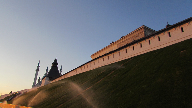 city, tourism, summer, religion, clear sky, sunset, spire, sky, travel, russia, connection, kul-sharif, culture, kazan, in the summer of, no people, travel destinations