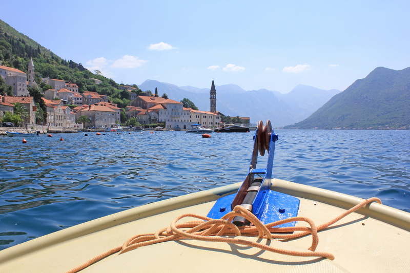Montenegro, ancient, sunlight, boka bay, building exterior, beauty in nature, destination, old, vacation, adriatic, famous, mountain, boat, travel, outdoors