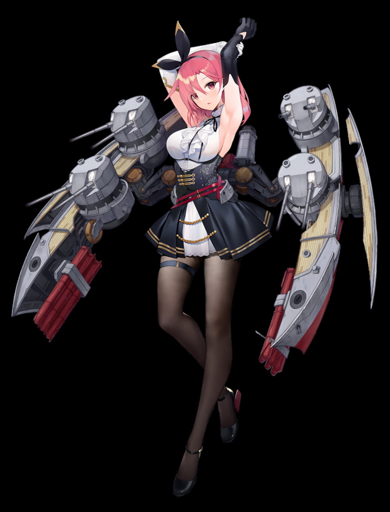 anime girls, upscaled, transparent background, Azur Lane, ship, anime, 2K