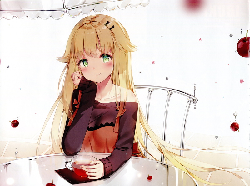 5K, Aurora (Azur Lane), Anime, Green Eyes, Girl, Blonde, Long Hair, Azur Lane