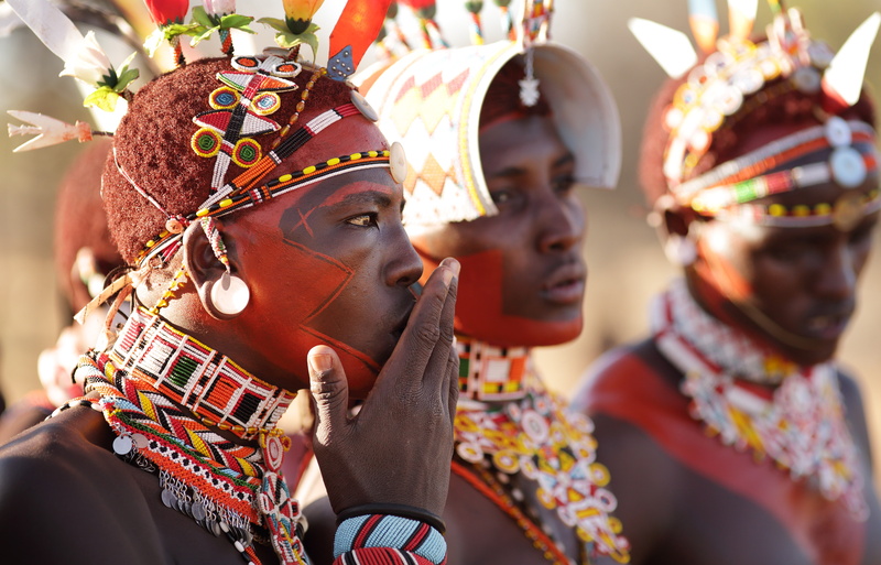 Samburu warriors, Kenya, africa, 5K