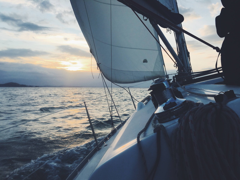 sea, sailing, boat, sailboat, water, 4K, sail