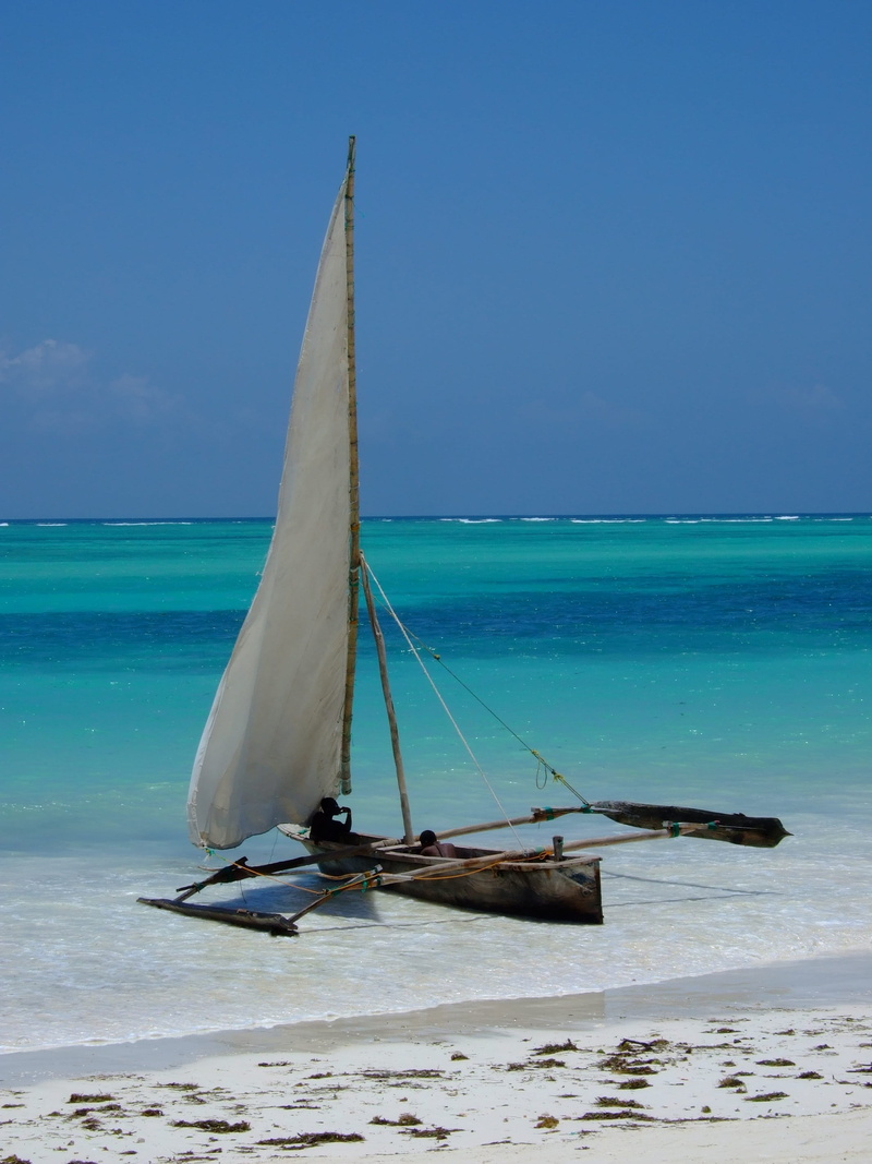 holidays, blue, zanzibar, land, no people, nature, outdoors, horizon, sea, africa, turquoise colored, water, tranquility, day, sailboat, sky, beauty in nature