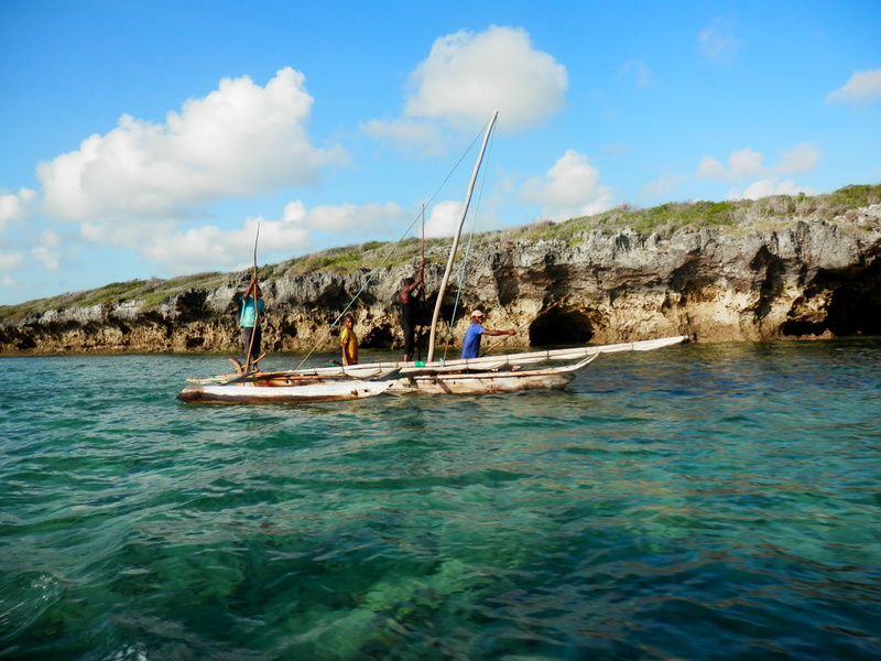 transportation, tanzania, nautical vessel, leisure activity, nature, beach, fishing, coast, sky, rock, scenics - nature, waterfront, ocean, vehicle, day