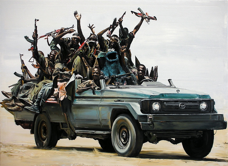 monster, somalia, toyota, ak 47, african, cookie, pirates, vehicles, 1080P