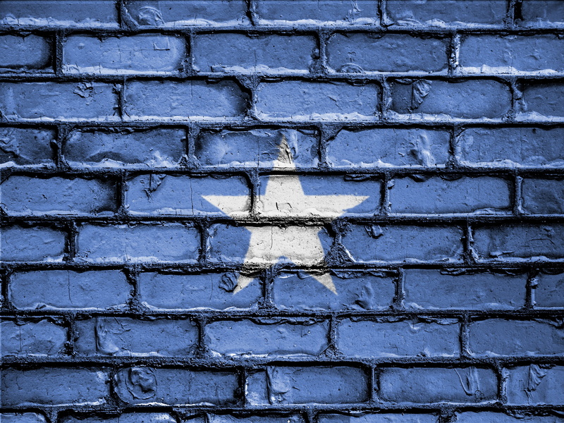 no people, day, building exterior, full frame, white color, architecture, banner, country, nation, patriotism, emblem, 4K, somalia, textured, national