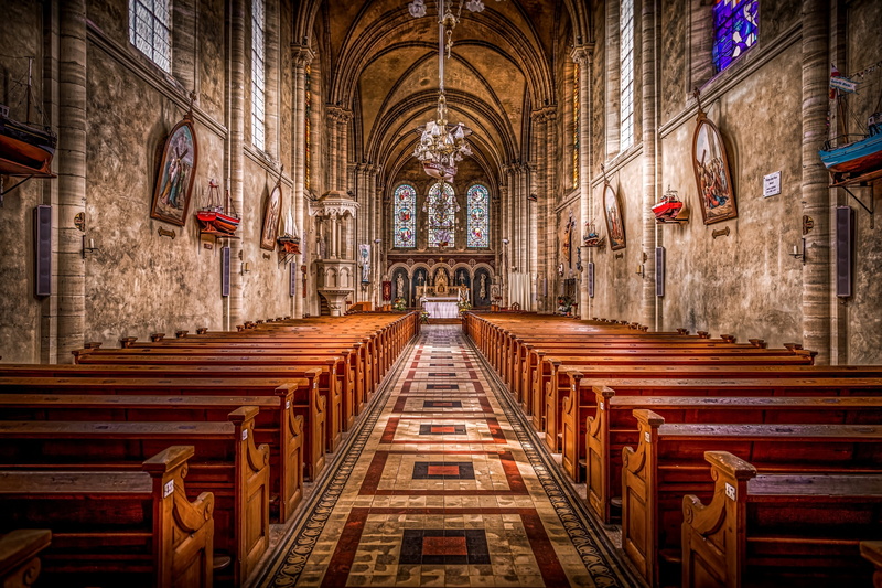 altar, history, built structure, the past, travel destinations, place of worship, normandy, pathway, old, historic, belief, building exterior, 5K, architecture