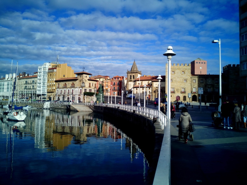 asturias, mode of transportation, boats, transportation, buildings, walk, gijón, costa, tourism, street, fishing, cityscape, sea, waterfront, built structure