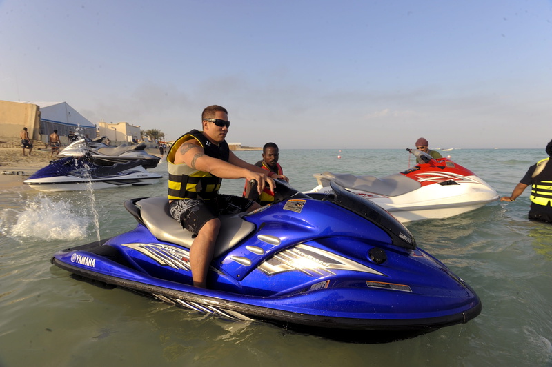 recreation, fast, sea, sky, driver, man, ride, togetherness, water, jet, 2K, leisure activity, lifestyles, people, waterfront, male, beauty in nature