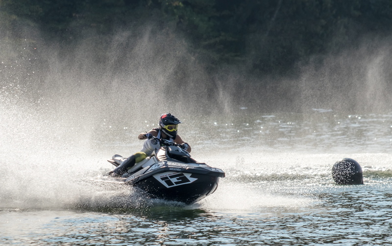 motorsport, people, 4K, water, leisure activity, jet ski, waterfront, water motorcycle, speed, motion, outdoors, excitement, splashing, adventure, crash helmet