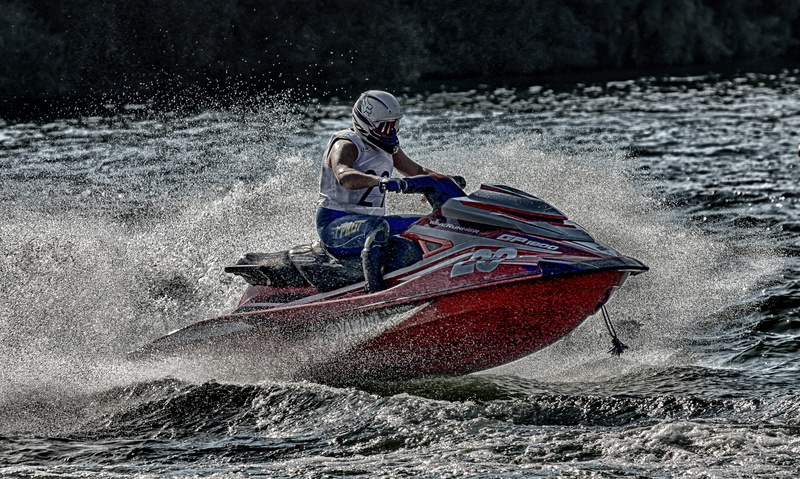 jet ski, racing, nature, speed, one person, race, oar, adventure, motor boat race, mode of transportation, water, leisure activity, mid adult, water sports