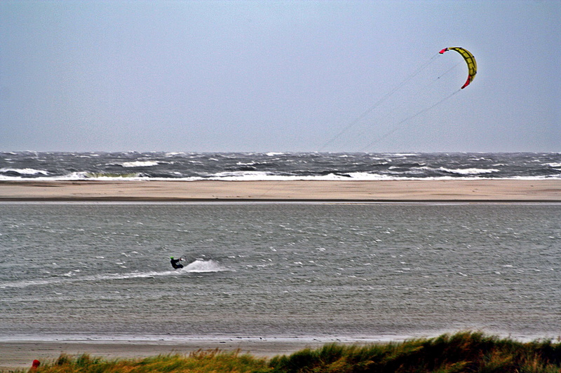 4K, adventure, nature, beauty in nature, kiteboarding, watersports, extreme sports, germany, horizon over water, horizon, unrecognizable person, outdoors