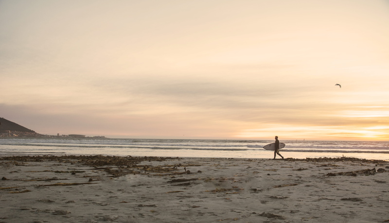 cloud - sky, seaside, horizon over water, horizon, 5K, sky, land, nature, one person, watersports, men, landscape, beach front, holiday, scenics - nature