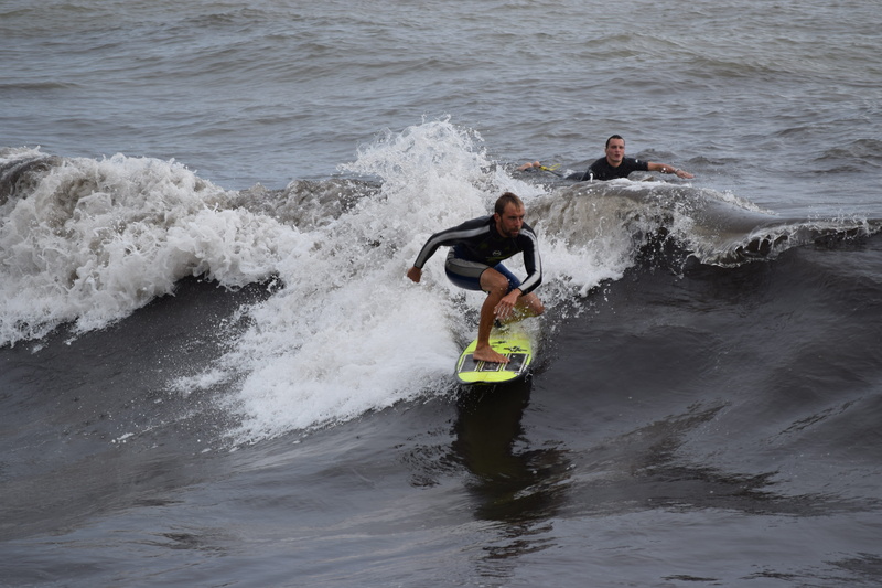 real people, wave, land, surfing, males, two people, aquatic sport, waves, sport, outdoors, people, water, day, leisure activity, lifestyles, 5K, waterfront