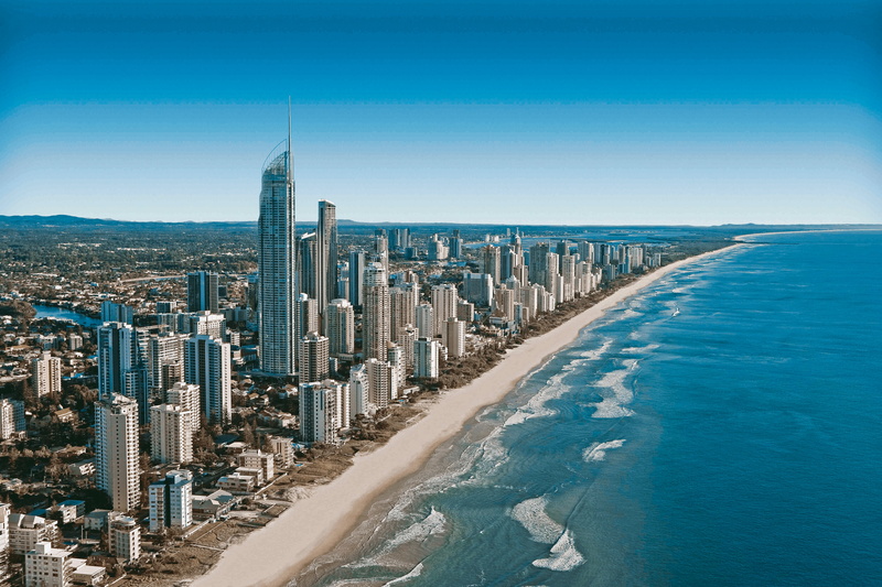 australia, city, Gold Coast, HD, 4K, 4k