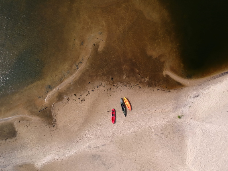nature, body, kayaks, landscape, sunlight, travel, photography, no person, near, brown, real people, desert, drone view, water, day, trip, three, lake