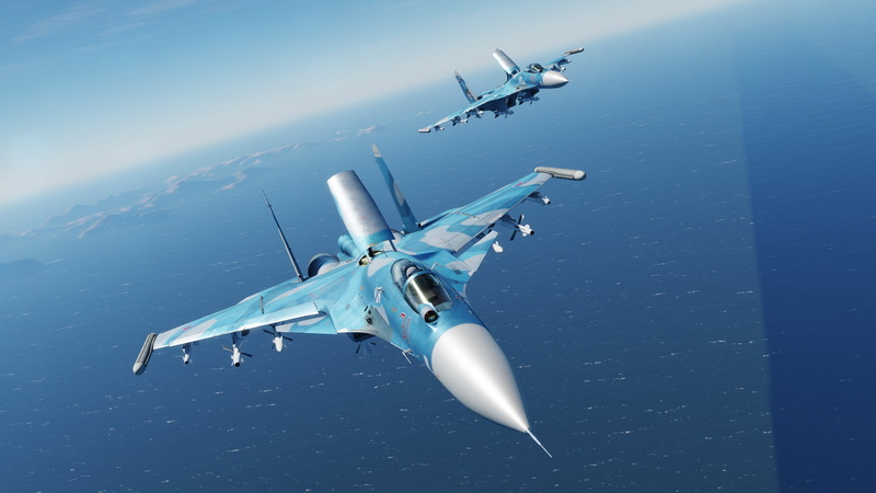 Su-33, Carrier-based fighter, 1080P, Sukhoi