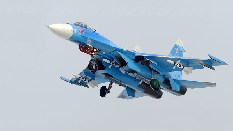Su-27, mode of transportation, motion, side view, military, air, 1080P, f-16 Fighting Falcon, bomber Plane, sky, leeuwarden, air Force, fighter Plane