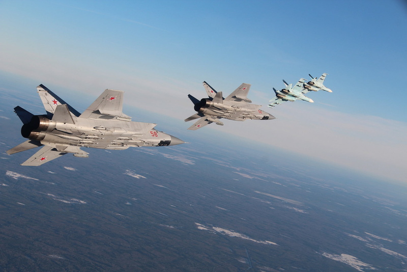 air vehicle, day, aerial view, planes, flying, motion, The MiG-31, fighter plane, no people, gray, navy, sky, mid-air, water, nature, Su-27, airplane, mode of transportation