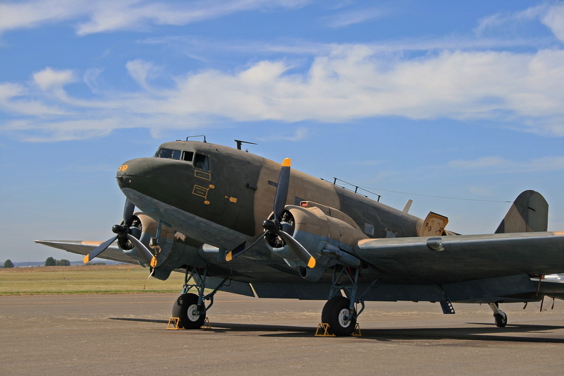 travel Locations, Aircraft, flying, airport, air Force, 4K, dakota, fighter Plane, outdoors, air force museum, radial engine, airplane, war, armed Forces