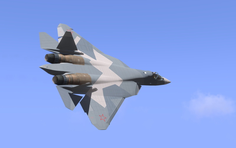 Russian Air Force, Sukhoi PAK FA, 1080P