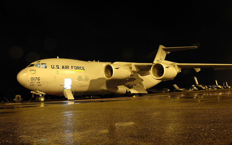 transportation, sky, no people, airport, commercial airplane, white, military, air, nature, outdoors, air vehicle, aerospace industry, airplane, night
