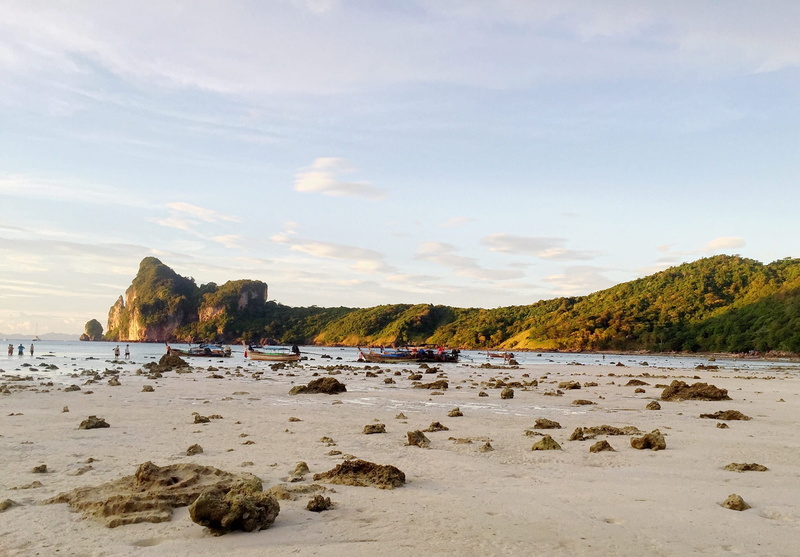 rocks, water, idyllic, beach, peaceful, boats, rock - object, nature, sea, rock, tide, islands, oceanview, scenics - nature, sunset, cliffs, sunrise, tropical
