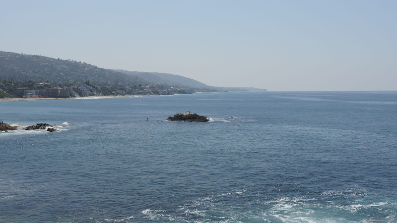 non-urban scene, ocean, sky, summer, california, rocks, no people, idyllic, travel destinations, landscape, 5K, laguna beach, nature, wave, pacific, scenic