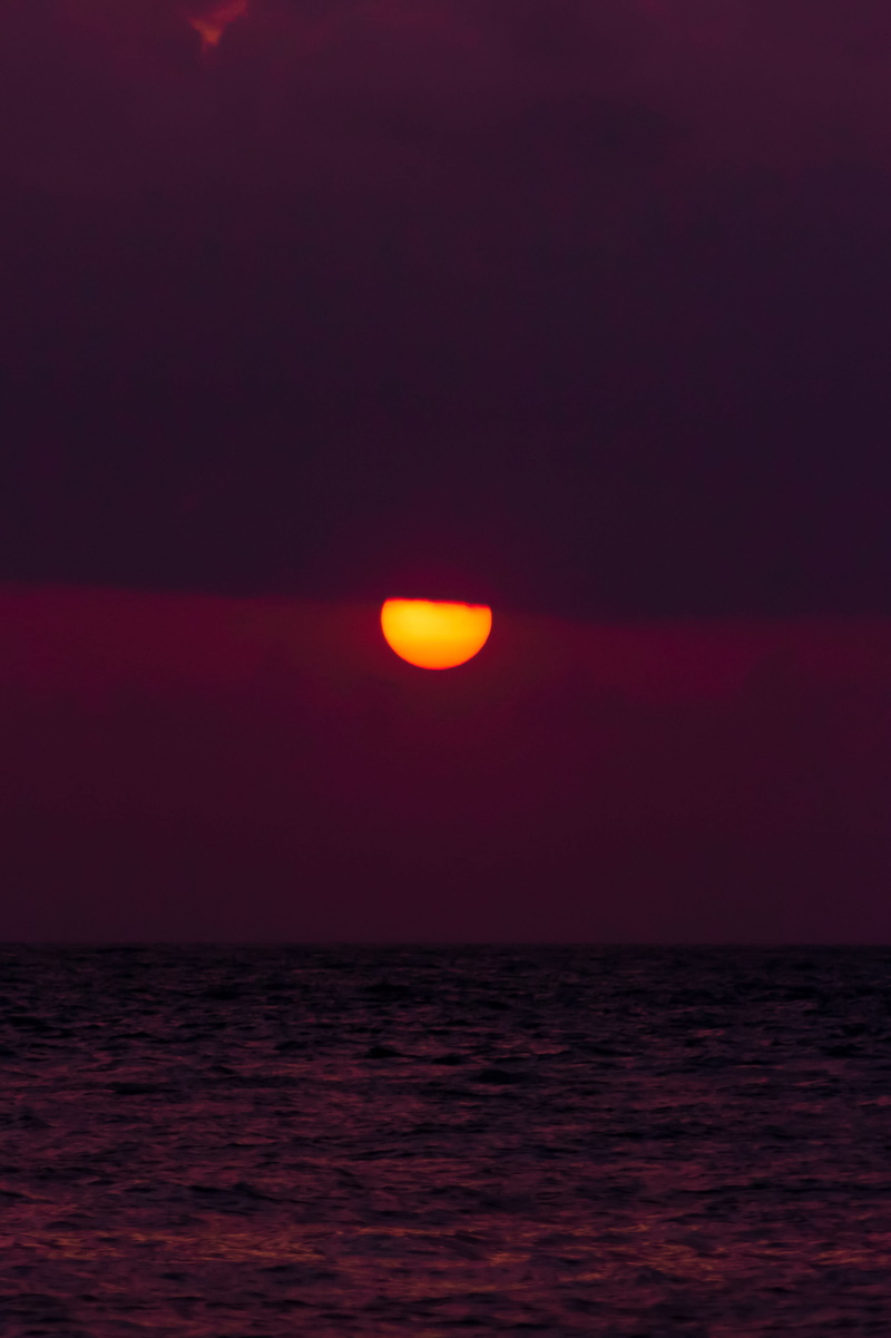 sky, water, night, tranquil scene, horizon, scenics - nature, 4K, nature, maldives, outdoors, astronomy, no people, malé, cloud - sky, horizon over water