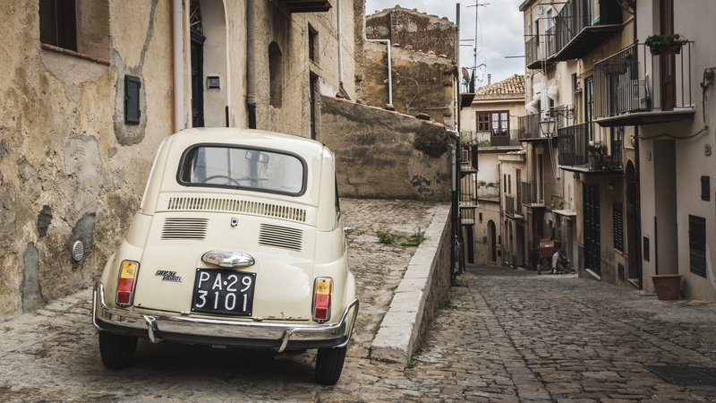 castelbuono, the way forward, parking, lightcolour, architecture, road, village, streetphotography, no people, day, old, building, travelling, cobblestone