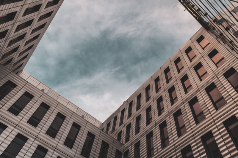 day, sky, switzerland, city life, residential district, skyscraper, building, cloud - sky, low angle view, city, high, outdoors, architecture, window, buildung