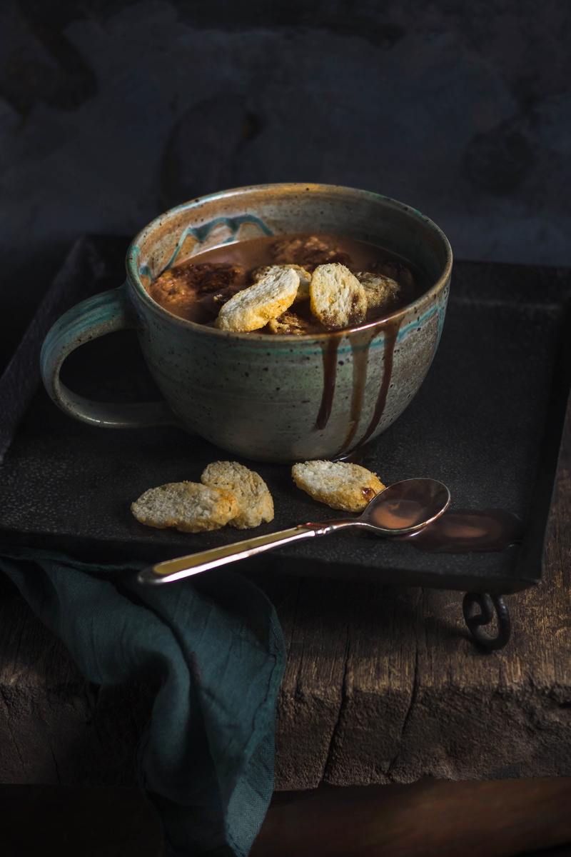 foodie, 5K, biscuit, morning, black Color, hot, chocolate, crockery, cup, freshness, green, breakfast, sweet Food, gourmet, bowl, wood - Material, close-up