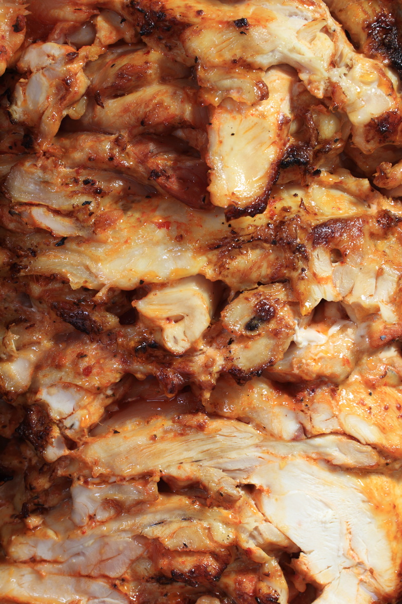 indoors, chicken, streetfood, wellbeing, snack, ready-to-eat, meal, chicken meat, food and drink, food, shoarma, temptation, close-up, 5K, cooking, freshness