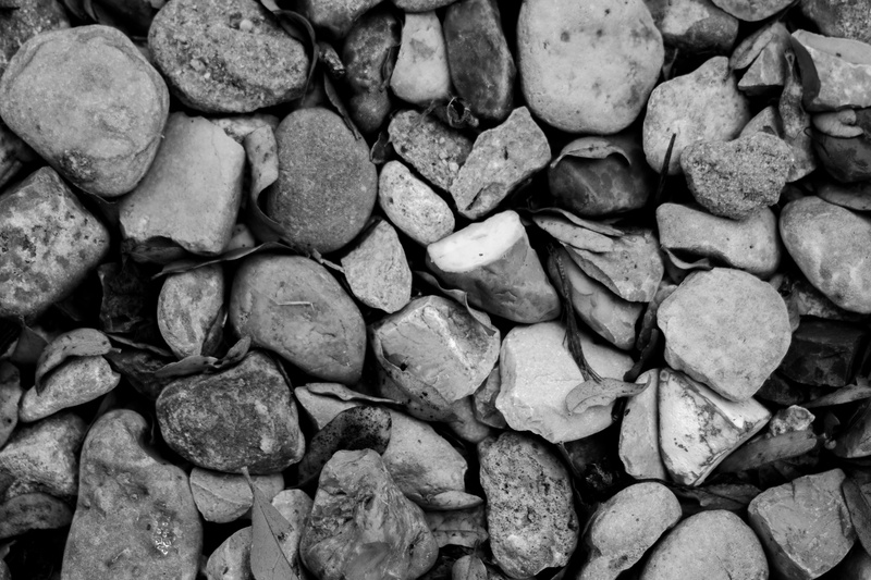 wall, pavement, pebbles, walkway, photo, pebble, still life, black and white, rocks, textured, path, sidewalk, 5K, rock - object, stack, stone - object