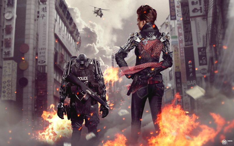 government, headwear, aggression, rescue worker, heat - temperature, security, futuristic, safety, sign, women, police, protection, accidents and disasters