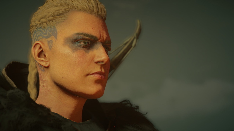 Eivor, raven, 1080P, tattoo, Assassins Creed: Valhalla