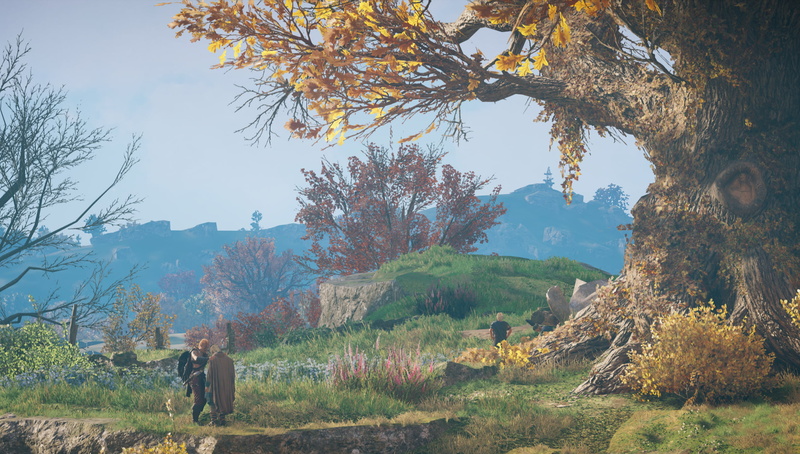 1080P, landscape, mountains, sky, Assassins Creed: Valhalla, Eivor, PC gaming