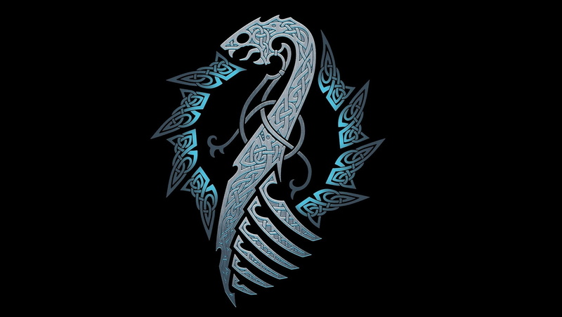 Black Background, 1080P, Drakkar, Styling, Pattern, The dark background