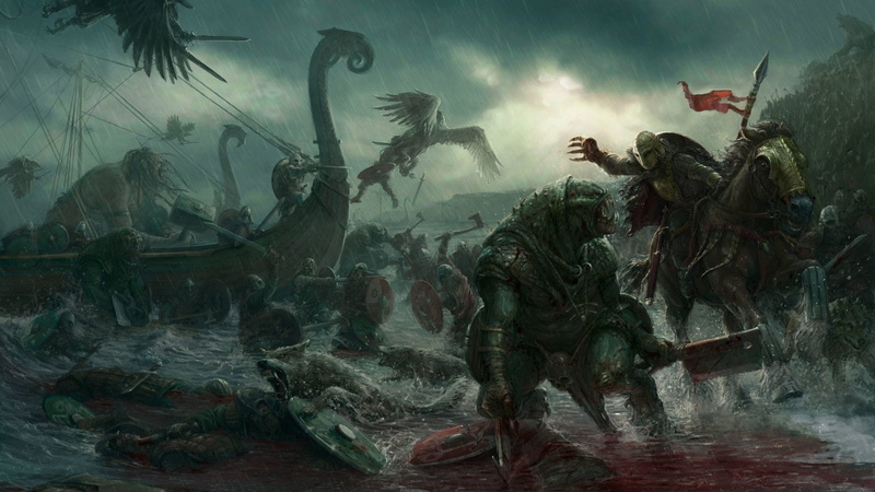 Viking, 1080P, Fantasy, Battle, Warrior, Creature, Drakkar